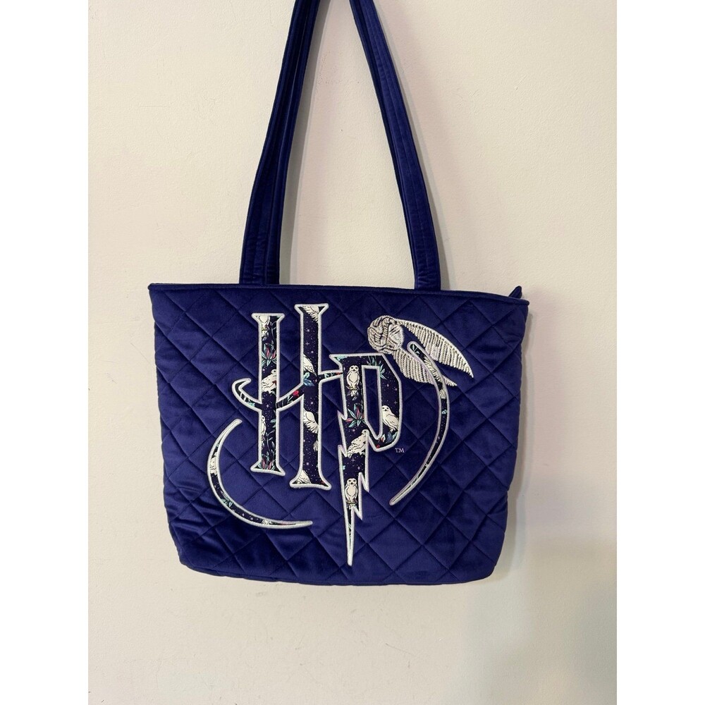 HARRY POTTER VERA BRADLEY FORBIDDEN FOREST VELVET TOTE NWOT
